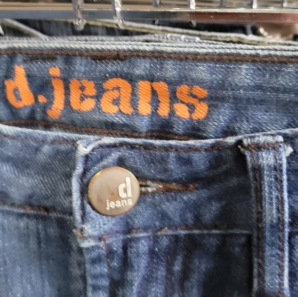 D. Jeans Embellished and Embroidered Y2K Look Bootcut Jeans Size 8 - Picture 6 of 13